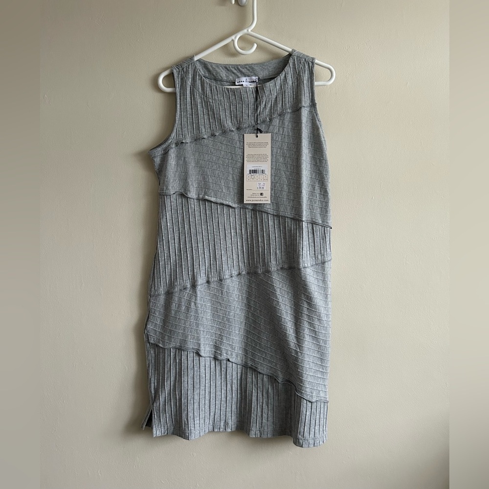 Neon Buddha Grey Sleeveless Dress Size Small